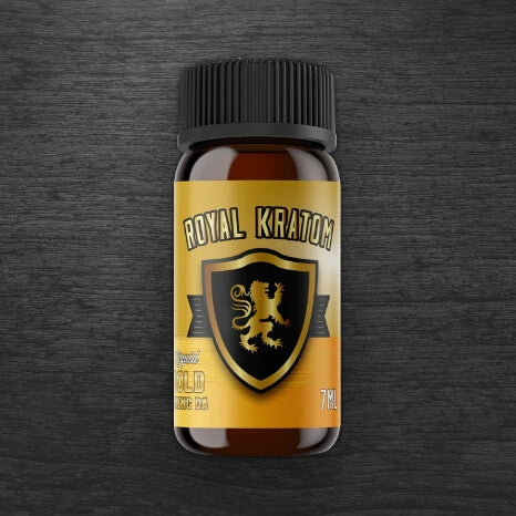 A bottle of Royal Kratom Extract
