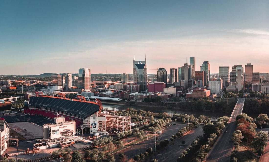 Nashville skyline at dawn