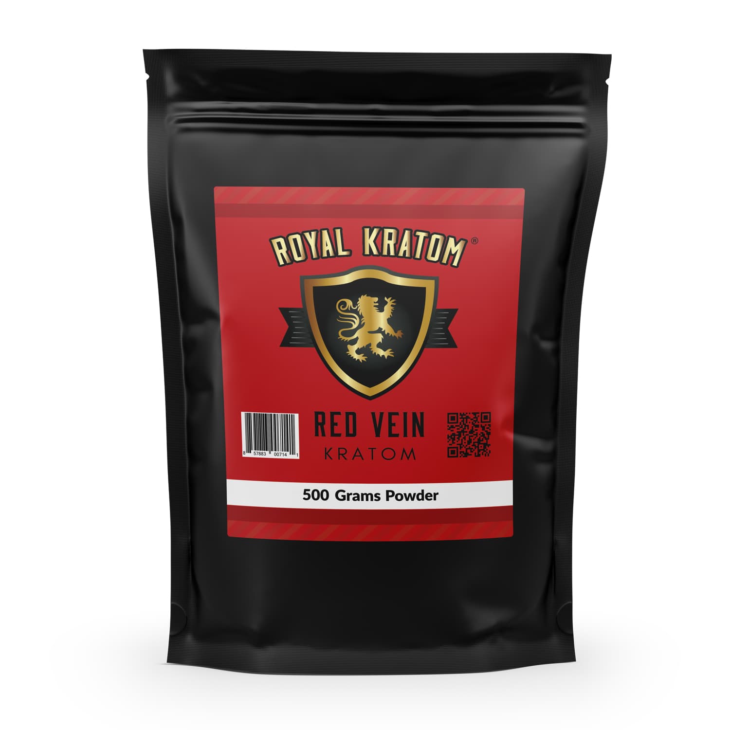 Royal Kratom Red Vein Kratom Powder 500 Grams front of package