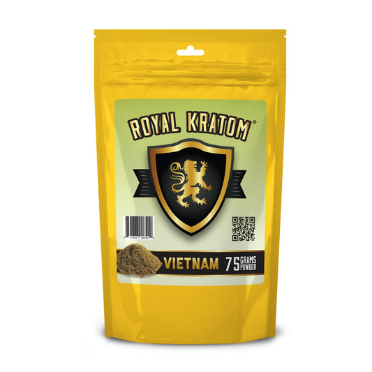 Vietnam Kratom Powder 75 Grams Kilo front of package